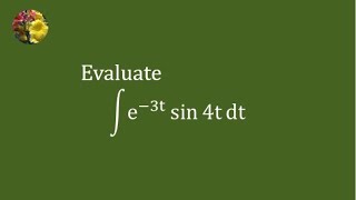 Solving indefinite integral using D-operator (TCET14E-CH8-Ex8.6-16)