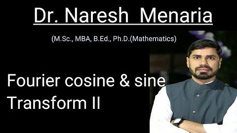 Fourier cosine and sine transform II