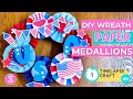 Paper Medallion Tutorial: Make a DIY Paper Wreath