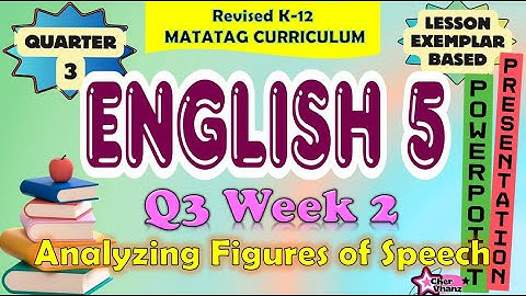 English 5 Quarter 3 Week 2 MATATAG Curriculum / Revised K-12 LE Based PowerPoint Presentation