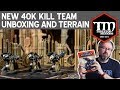 New 40k Kill Team Unboxing and Painted Terrain