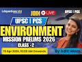 Environment class - 2 With Aditi Mam For UPSC | State PCS | Other Exams