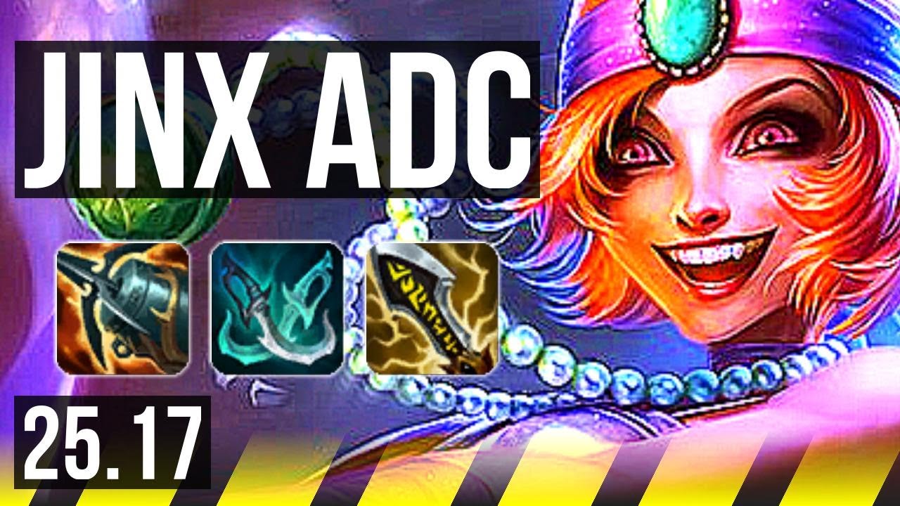 JINX & Thresh vs YUNARA & Alistar (ADC) | Legendary | KR Master | 25.17