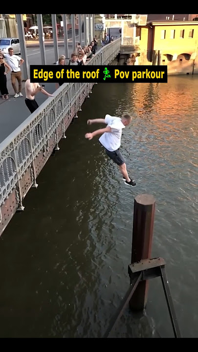 Edge of the roof 🏃 most epic POV parkour 🤸♂️ song