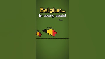 Belgium in EVERY SCALE! #minecraft #belgium #phonk #history