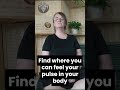 Mini-Meditation: Somatic Awareness