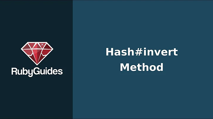 How To Invert a Hash in Ruby