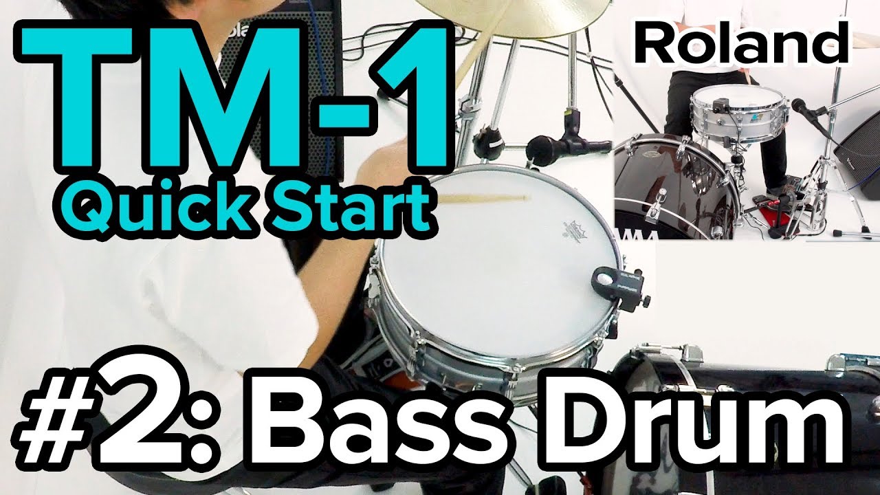“Using the TM-1 to Change the Bass Drum Sound” Roland TM-1 #2