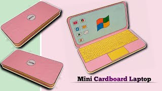 Mini Cardboard Laptop | Mini Paper Laptop | DIY