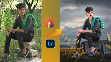 Realistic Background Change Photo Editing  Sketchbook || Lightroom Photo Editing ll kishan editz