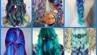 Top-20 Mermaid Hair Color Ideas