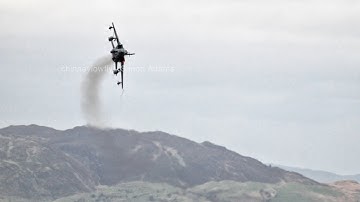 Mach Loop - Tonka time!! Tornado GR4s at low level from Cad West