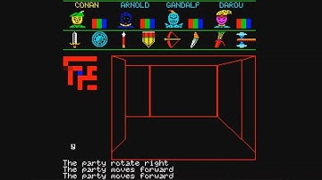 Oric Atmos Longplay - Dungeon Master Preview (1986)