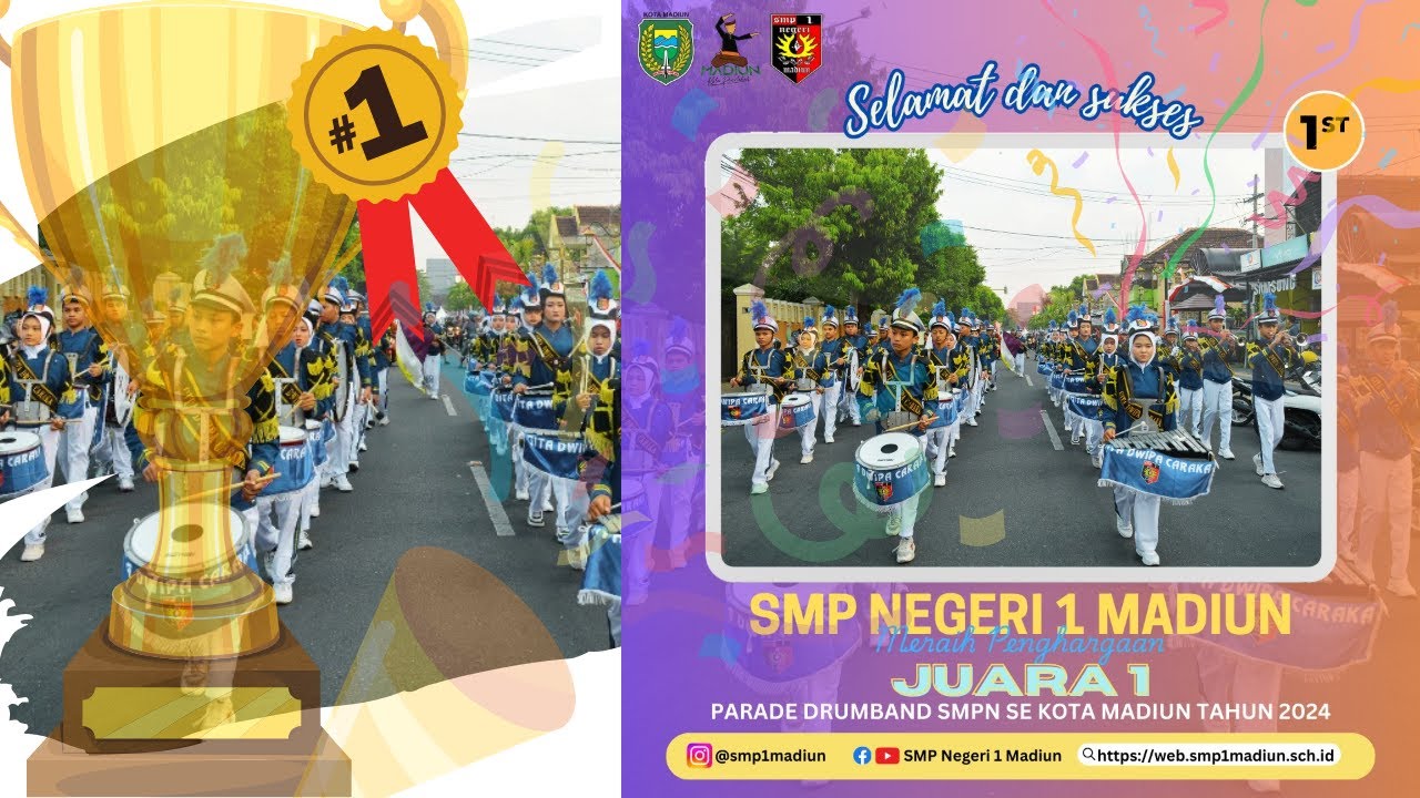 JUARA 1 - Parade Drumband | MADIUN NIGHT CARNIVAL