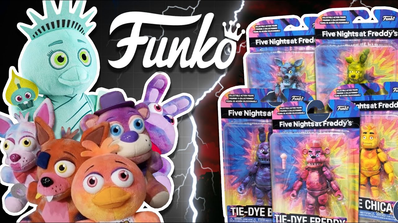 Funko Pop! Plush: Five Nights at Freddy's, Tie Dye- Chica