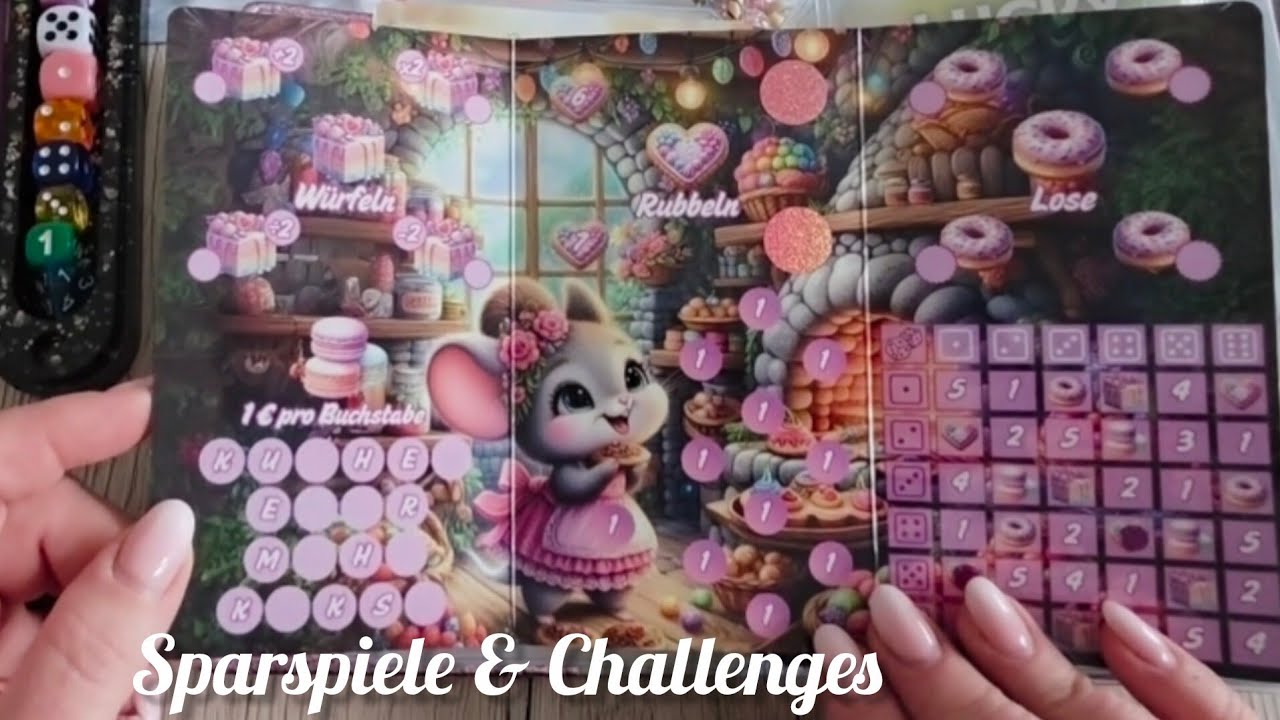 🎲💞 Sparspiele & Challenges Freitag Binder / 3.Woche Januar 💞🎲