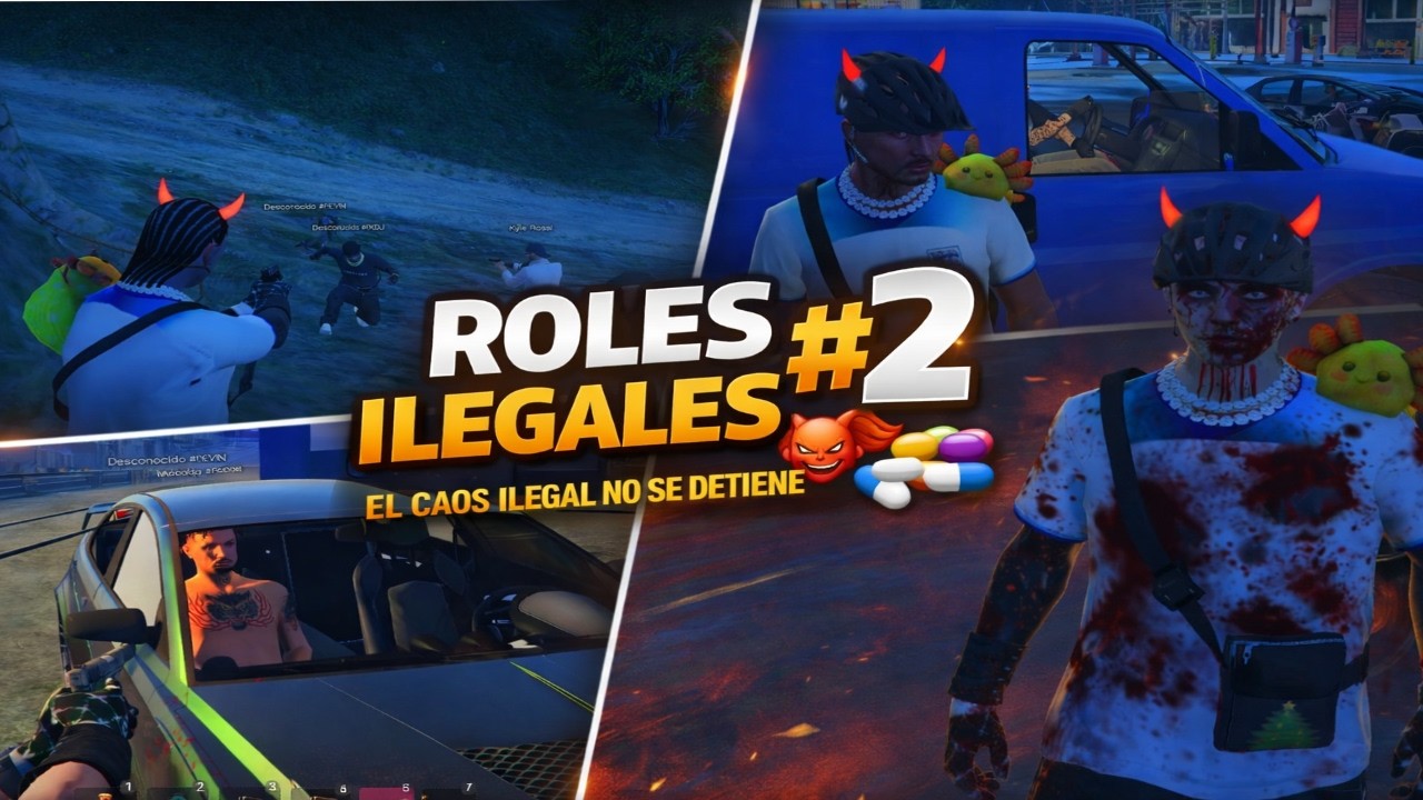 🔥 ROLES ILEGALES #2 – El Caos Ilegal No Se Detiene | GTAHUB 🔥