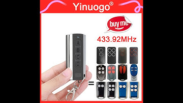 Yinuogo - YNG600 - How to clone For PHOENIX2 PHOENIX4 PHOX2 PHOX4 TXC TRC TSC HANDY remote control ?