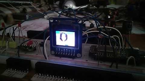 ESP8266 plays small videoclip from flash (or SD) at about 30 FPS on small 0.96 inches 16 bit color