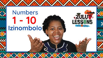 Numbers in isiZulu 1-10 | How to speak isiZulu | Zulu Lessons | For Kids