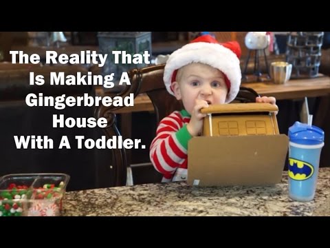 making-a-gingerbread-house-with-a-toddler.-funny-kids!