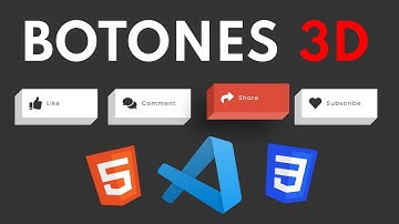 🔴Cómo HACER un BOTÓN con EFECTO 3D con HTML y CSS