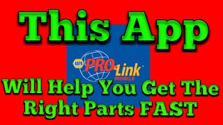 This FREE Mobile Phone App Will Save You Time And Money Finding And Pricing Parts: NAPA Pro Link screenshot 1