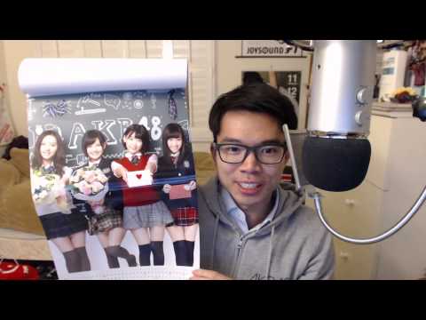 Dave unboxes AKB48 Group Official Calendar 2015
