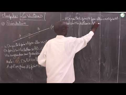 Cours - Troisième - Mathématiques : Les Vecteurs / M. Diop