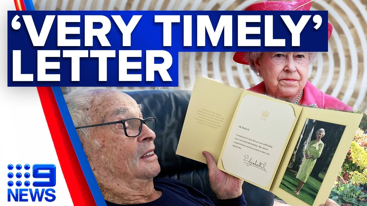 Aussie receives letter from Queen Elizabeth II hours before death announced | Today Show Australia