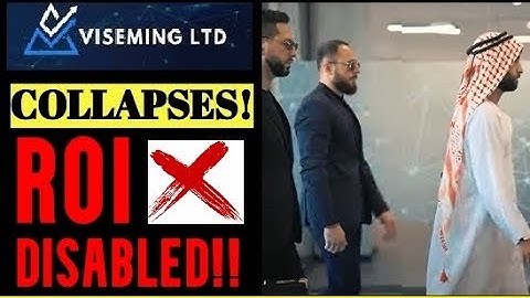 Viseming Collapses, Huge Withdrawal Problems! - Begins Exit Scam