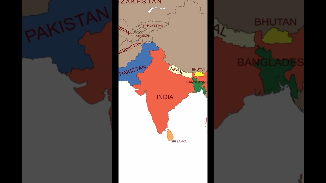 South asia.#map #geography #worldmap #geographymap #worldanalysis