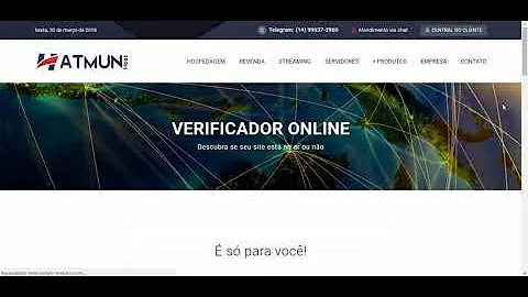 Como verificar se o site está fora do ar?