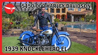 1939 Harley Davidson KNUCKLEHEAD EL Review; A Pristine, Mint, Iconic Harley Classic Knuck For Sale by Pegasus Motorcycle Tours & Consulting 1,701 views 1 year ago 24 minutes