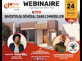 Webinaire  investir au senegal dans limmobilier