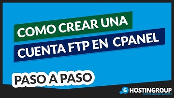 ✅【 Como Crear una Cuenta FTP en cPanel 】▷ ✅ Tutorial en Español