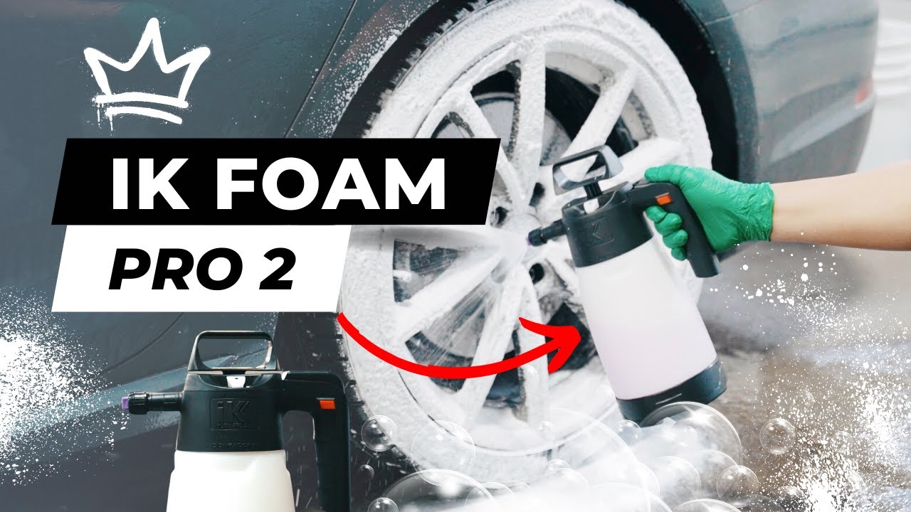 Adam's Polishes IK Pro 2 Foaming Pump Sprayer, Pressure Sprayer for Car  Cleaning Kit Car Wash Car Detailing, Fill with Car Wash Soap Wheel Cleaner