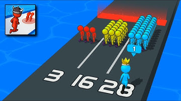 Crowd Battle 3D Game All Levels Gameplay Android iOS (levels 25-26)