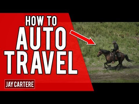 Red Dead Redemption 2 PS4 Tutorial - How To Auto Travel To Custom Map Markers - Cinematic Mode Tips