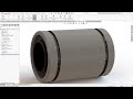 Solidworks Tutorial 45 : CNC Machine Part 14 - LM12UU Shaft Bearing