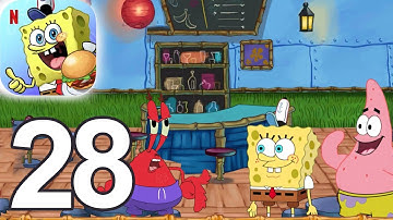 SpongeBob Get Cooking - Juice Bar Level 21 - 30 Gameplay Walkthrough Part 28 (iOS Android)