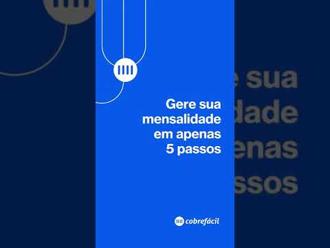 Gere sua mensalidade em apenas 5 passos #Shorts