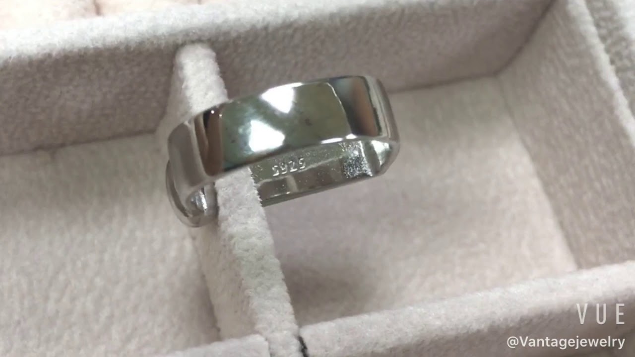 New Design 925 Sterling Silver Simple Adjustable Open Ring SR10195chao ...