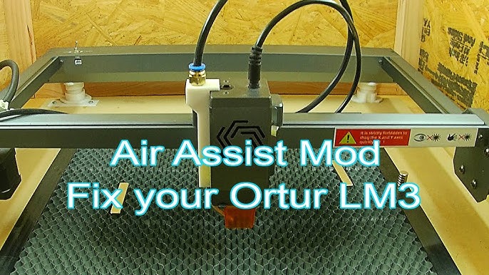 ORTUR Air Assist Pump, Adjustable 50L/min Output Air Pump Assist