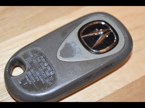 Acura TL / TSX key fob battery replacement – EASY DIY