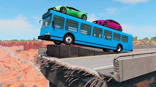 Cars and Ramp vs Broken Bridge #1  – BeamNG Drive screenshot 5