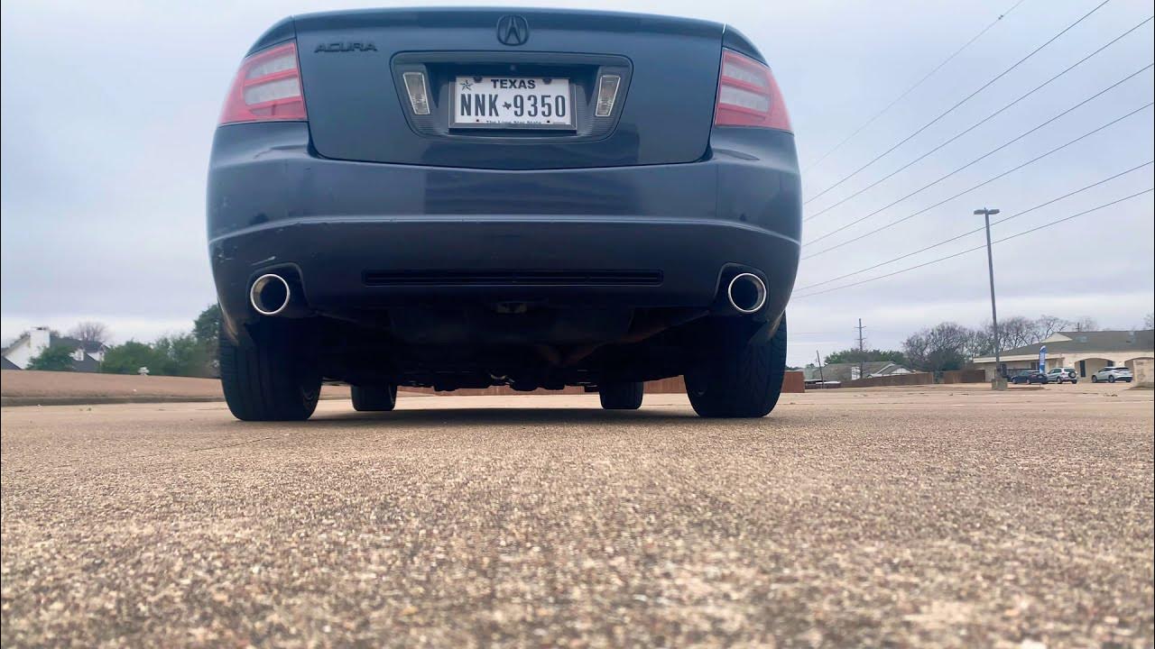 Acura TL mid muffler delete, rear muffler delete, 3rd cat delete, cold