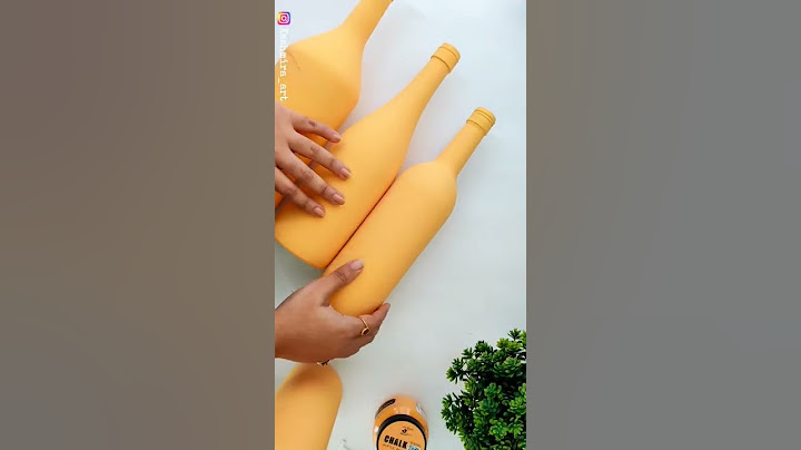 DIY Bottle Art #shorts #art #bottleart #diy