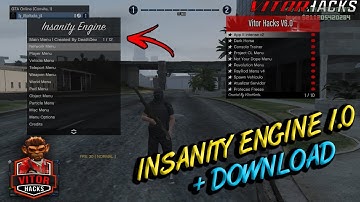 ⚫️NEW MOD MENU SPRX INSANITY ENGINE 1.0 GTA V + DOWNLOAD