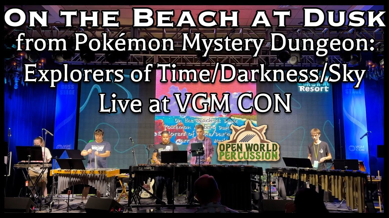 On the Beach at Dusk - Pokémon Mystery Dungeon (Cover) | Open World Percussion LIVE at VGM CON 2024